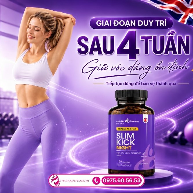 Hướng dẫn sử dụng Slim Kick Night đạt hiệu quả tốt nhất