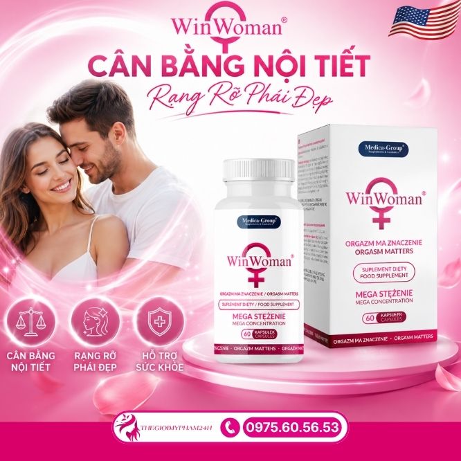 Thông tin về viên uống WinWoman 60 viên từ Mỹ