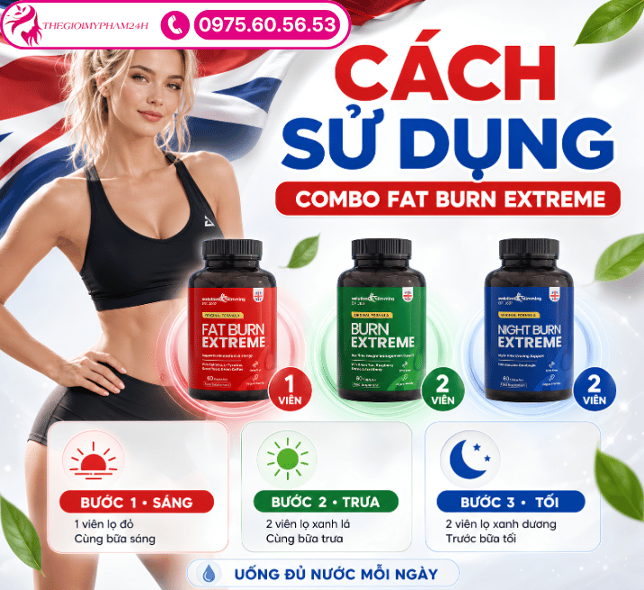 Cách dùng combo Fat Burn Extreme