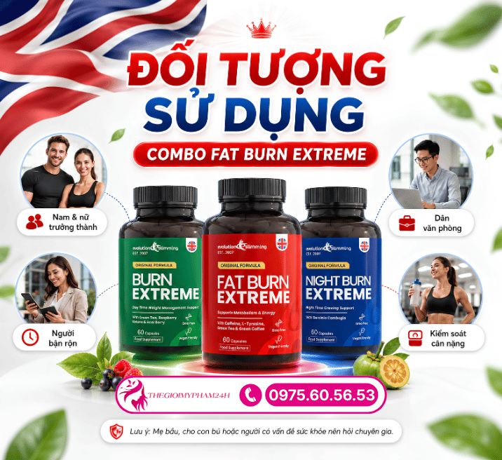 Đối tượng sử dụng và cách bảo quản combo Fat Burn Extreme