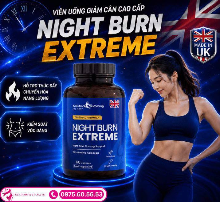 Giới thiệu viên uống giảm cân Night Burn Extreme 60 viên