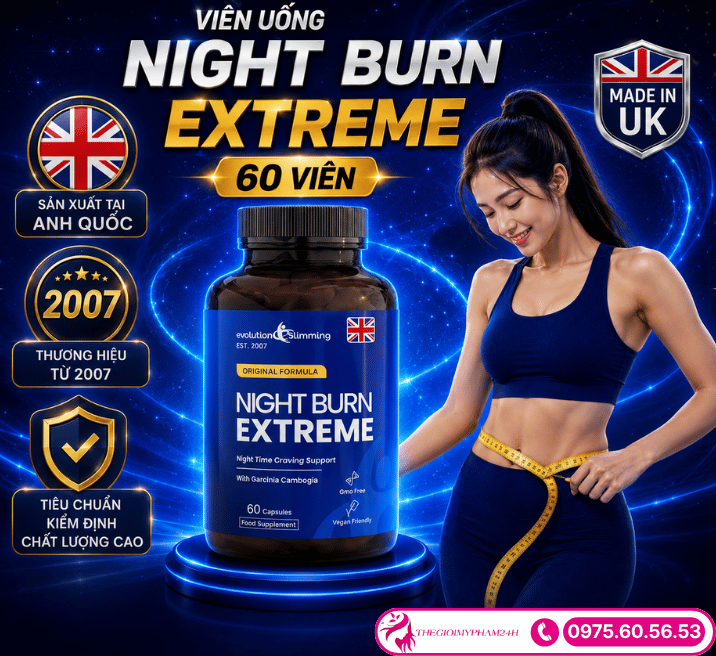 Sản phẩm Night Burn Extreme thuộc dòng hỗ trợ quản lý vóc dáng