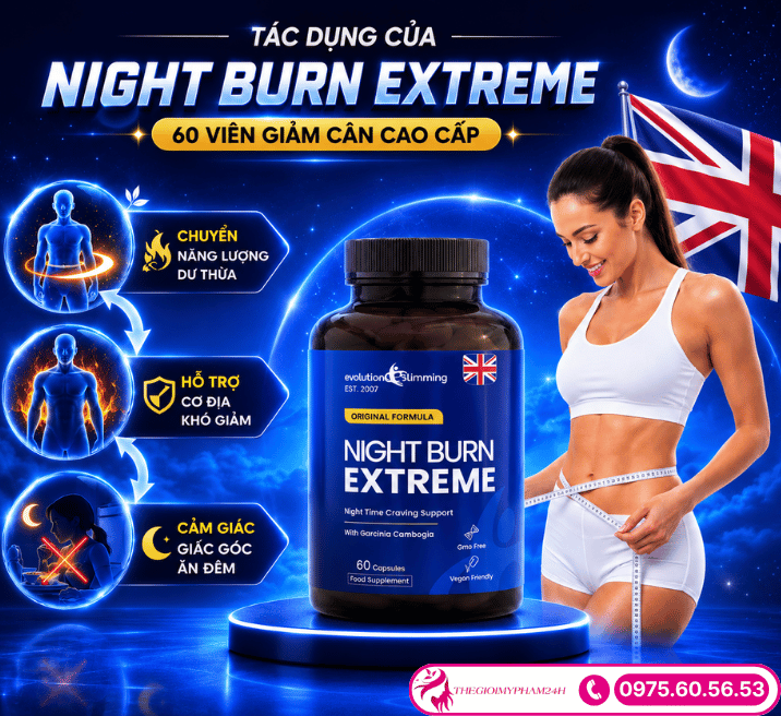 Công dụng bứt phá của Night Burn Extreme đối với vóc dáng