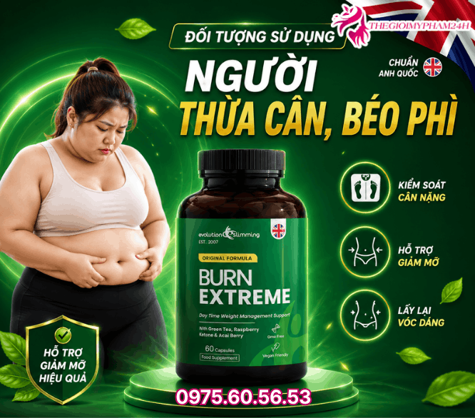 Đối tượng sử dụng viên giảm cân Burn Extreme 60 viên