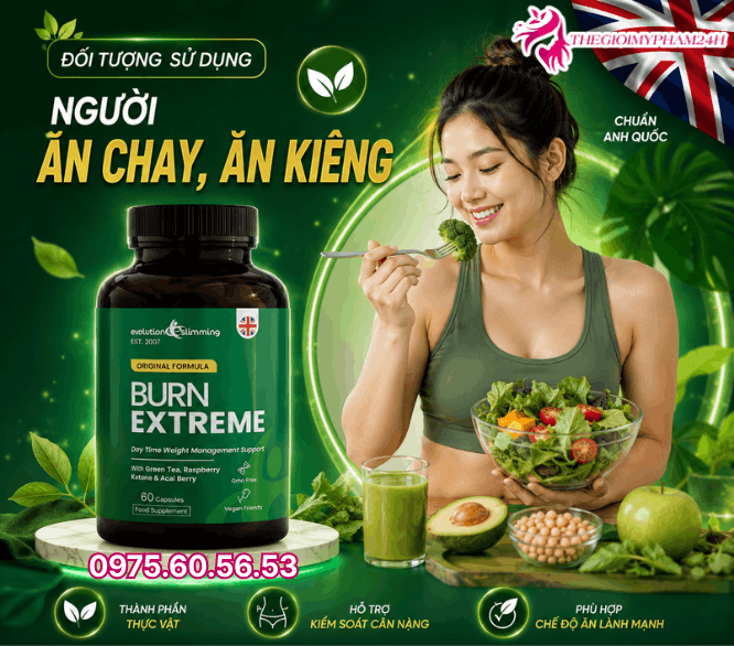Đối tượng sử dụng viên giảm cân Burn Extreme 60 viên