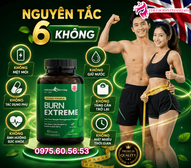 Tác dụng của viên giảm cân Burn Extreme 60 viên
