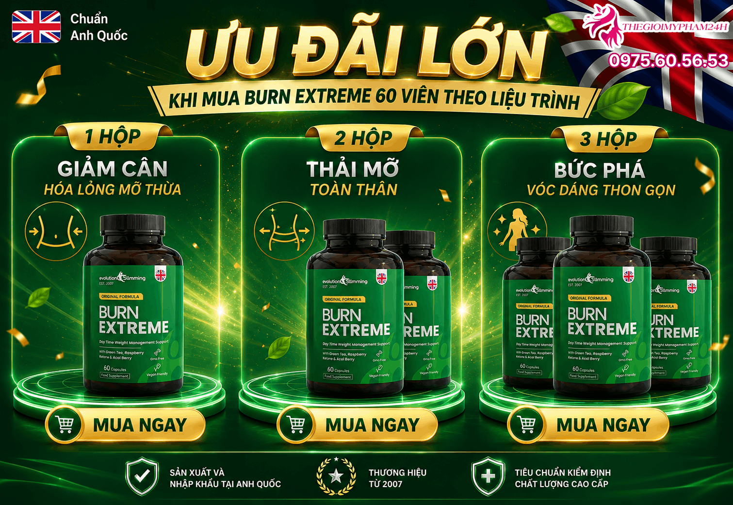 Cách sử dụng viên giảm cân Burn Extreme 60 viên