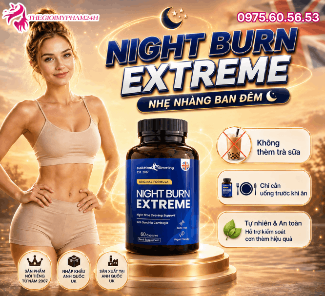 Công dụng viên ban đêm Night Burn Extreme