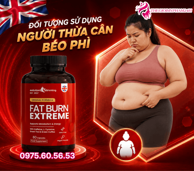 Đối tượng phù hợp sử dụng viên uống Fat Burn Extreme 60 viên