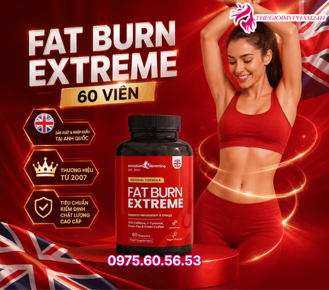 Dòng viên uống kiểm soát cân nặng Fat Burn Extreme 60 viên là gì?