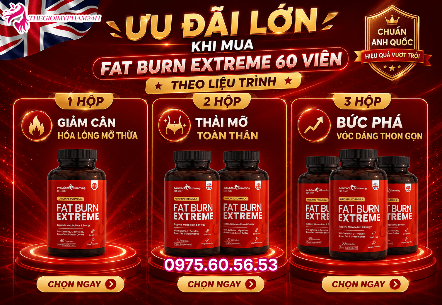 Hướng dẫn sử dụng viên đốt mỡ Fat Burn Extreme 60 viên đạt hiệu quả cao
