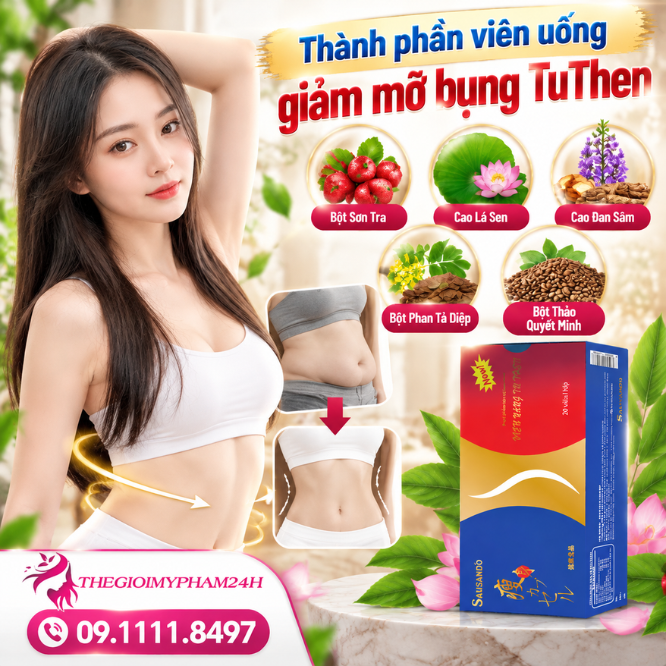 Thành phần viên uống giảm mỡ bụng TuThen